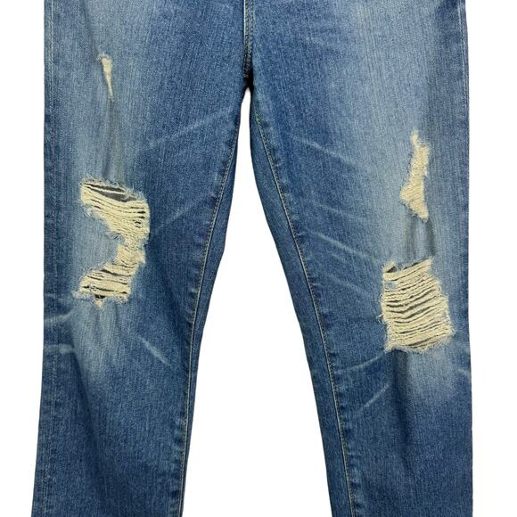 Adriano Goldschmied The Phoebe Distressed Vintage High Waist Tapered Leg Jeans - Picture 4 of 8